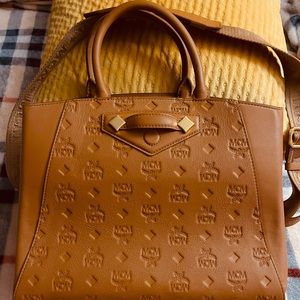 Mcm embossed bag